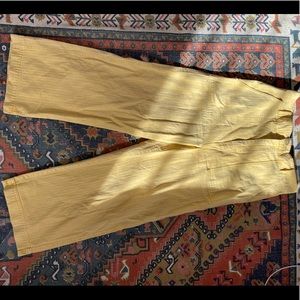 Yellow free people pants